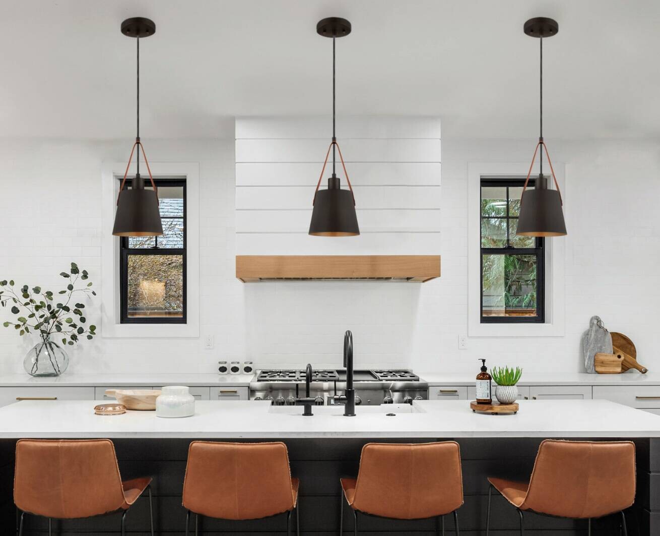 Westinghouse Pendelleuchte Pasco schwarz bronze Metall B/H/L: ca. 18x166x18 cm E27 1 Brennstellen