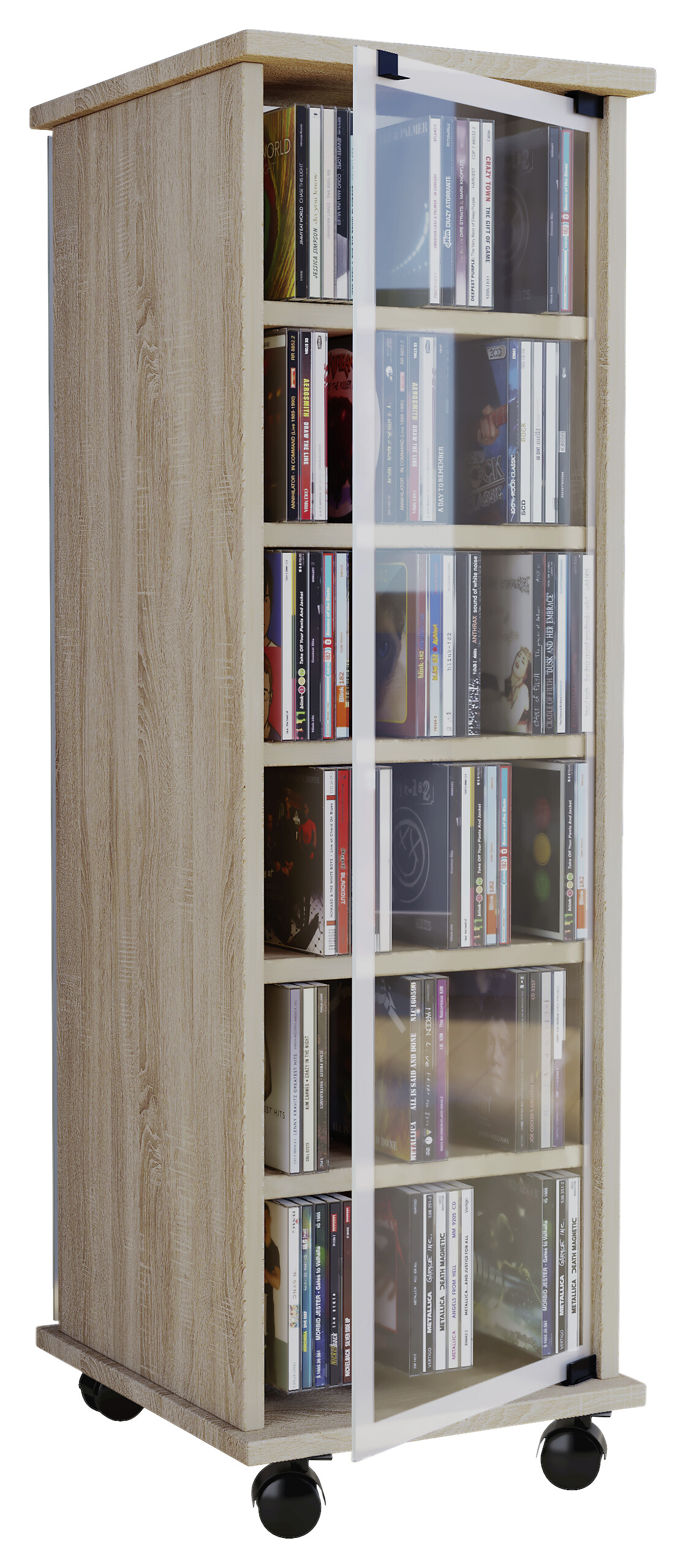 Regal Valenza Eiche Sonoma Nachbildung Holzwerkstoff B/H/T: ca. 31x97,5x35 cm