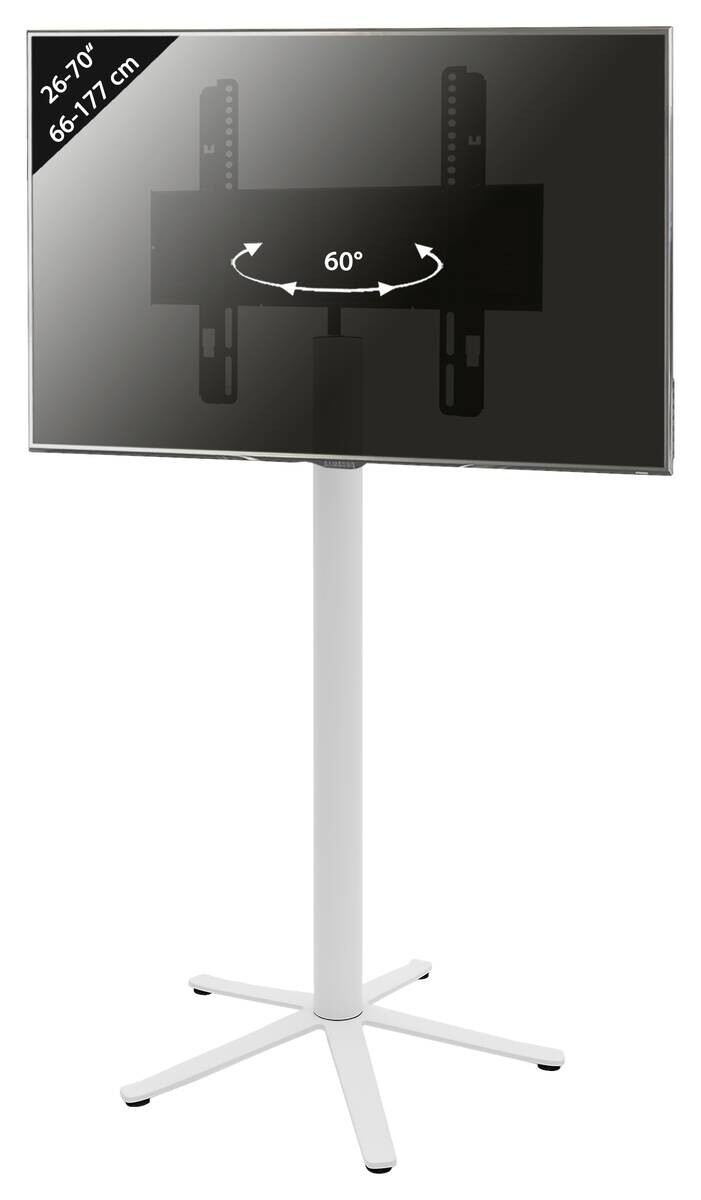 VCM TV-StandfußXila weiß