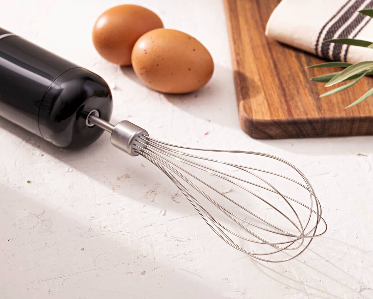 BERGNER Stabmixerset schwarz silber Edelstahl