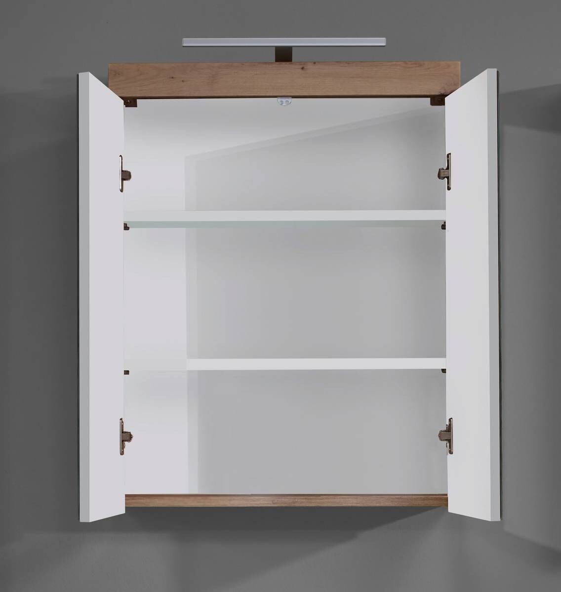 Spiegelschrank Amanda Asteiche Nachbildung B/H/T: ca. 60x77x17 cm