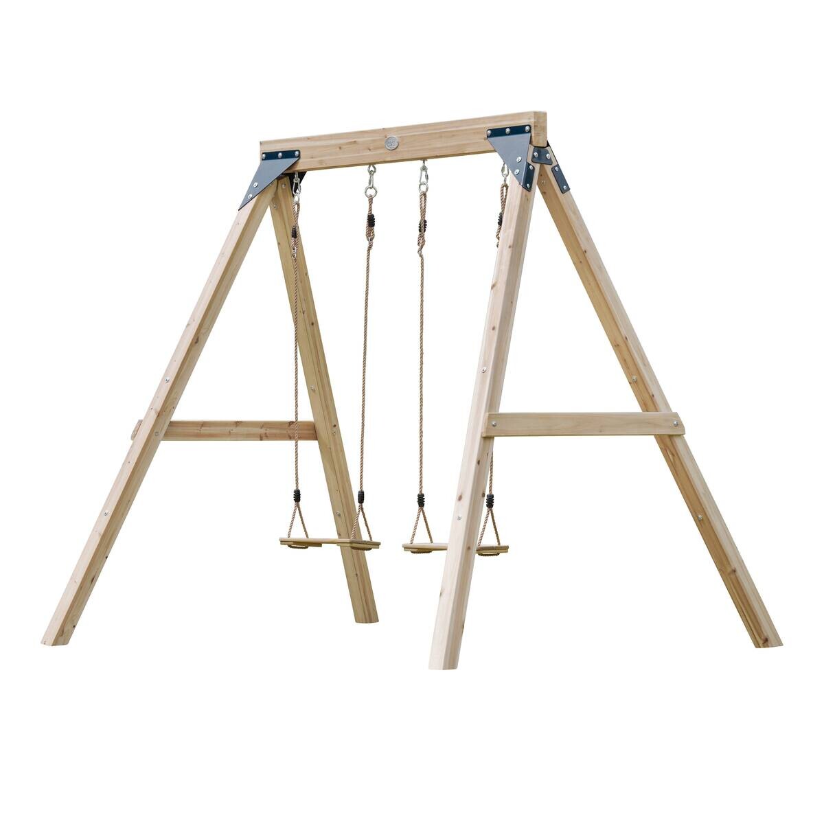 AXI Doppelschaukel Yuna braun B/H/L: ca. 224x208x186 cm