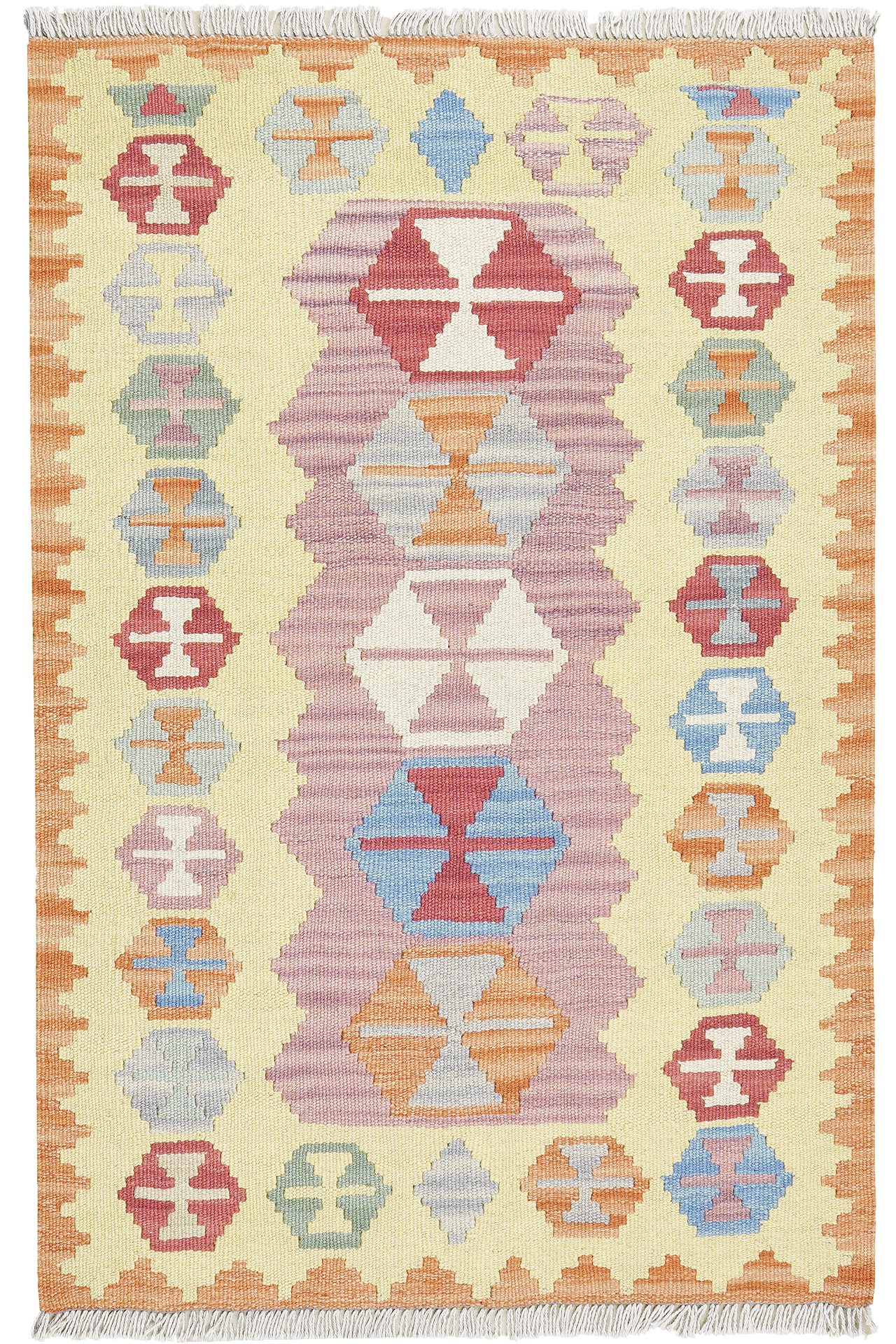 PersaTepp Teppich Kelim Gashgai rosa B/H/L: ca. 81x1x123 cm PersaTepp Teppich Kelim Gashgai rosa B/H/L: ca. 81x1x123 cm