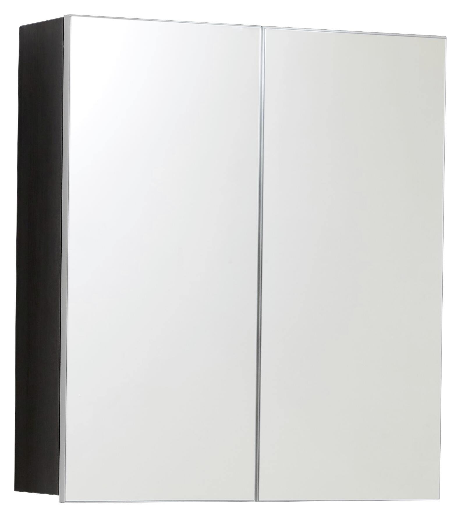 Spiegelschrank Line Rauchsilber Nachbildung B/H/T: ca. 60x67x18 cm