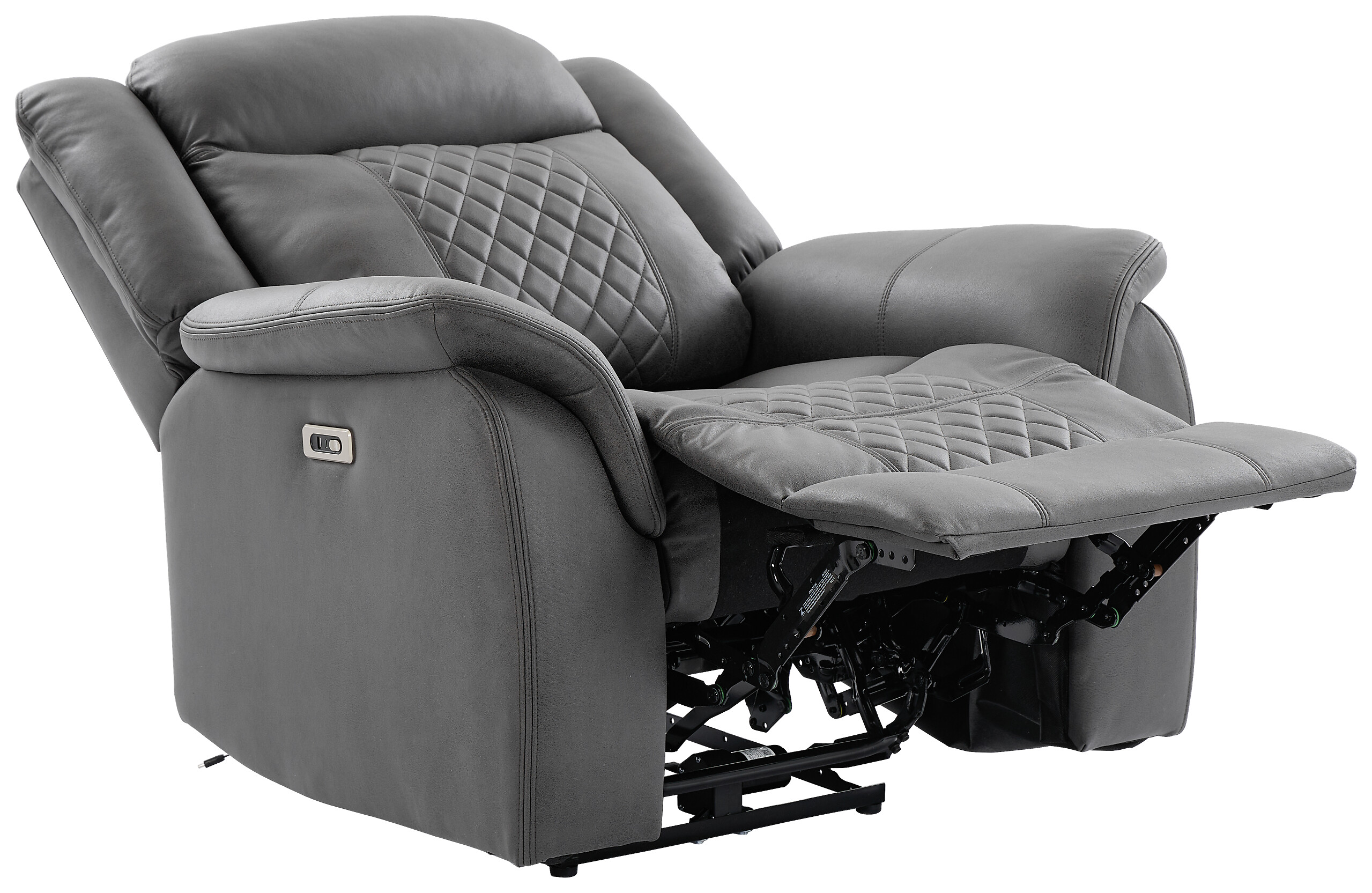 Sessel Pedro grau Microfaser B/H/T: ca. 103x108x94 cm