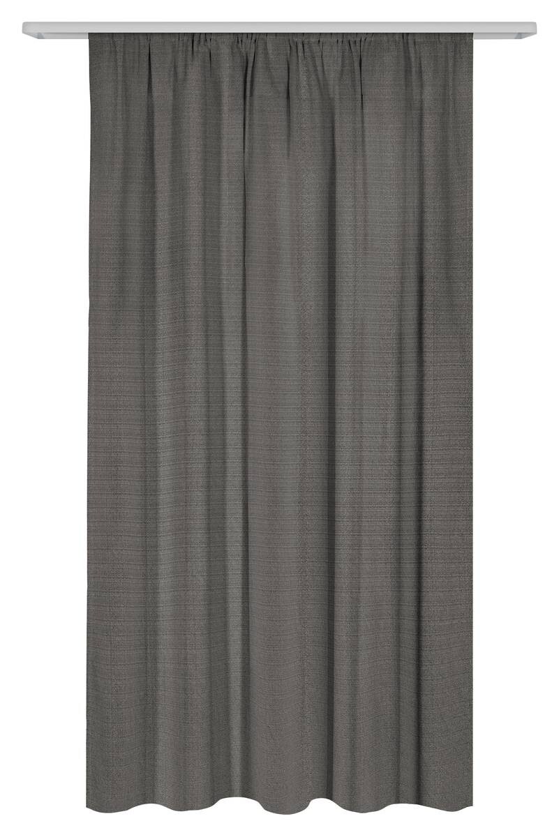 Dekovorhang Leo grau B/L: ca. 135x170 cm