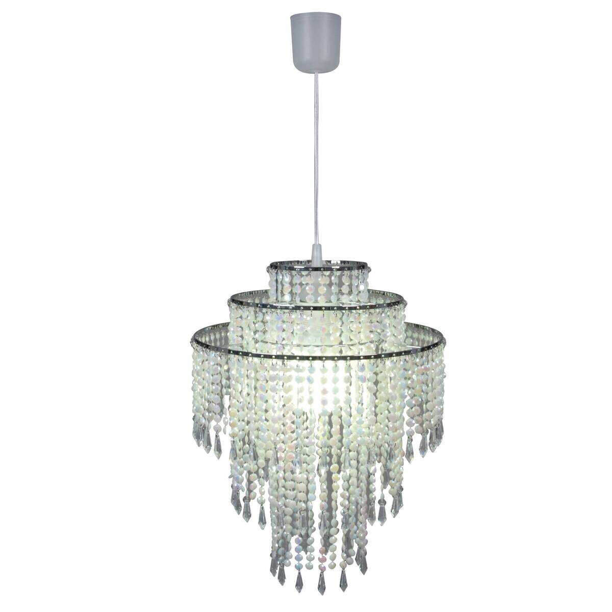 Näve Leuchten Pendelleuchte 7013831 transparent Metall Kunststoff B/H/T: ca. 32x43x32 cm E27 1 Brennstellen