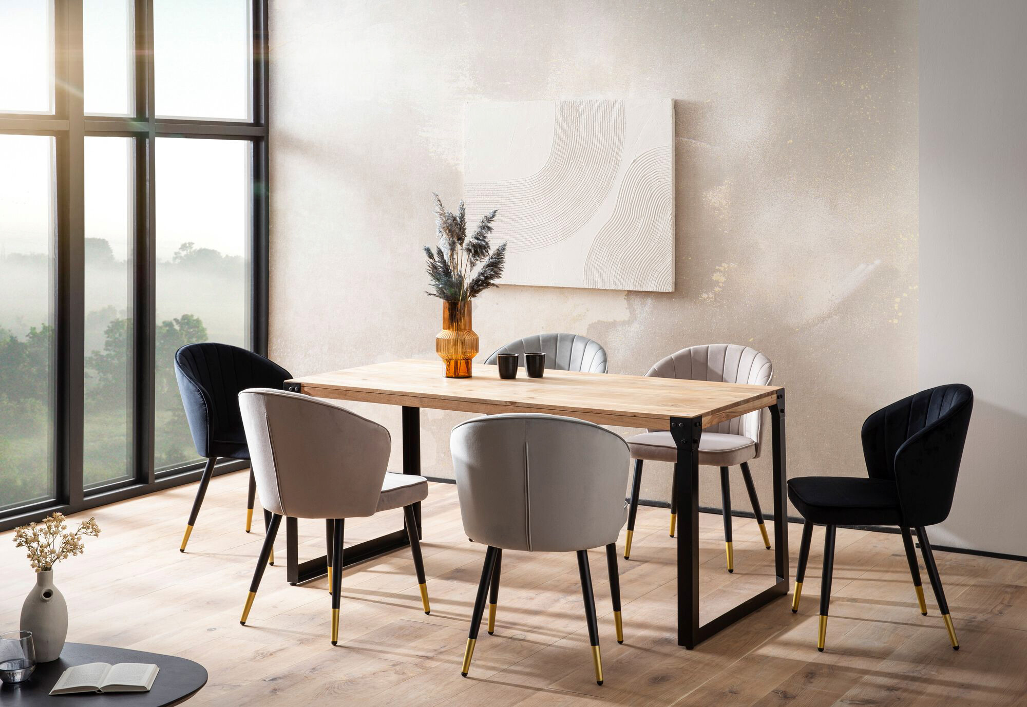 Esstisch braun B/H/T: ca. 120x76x60 cm