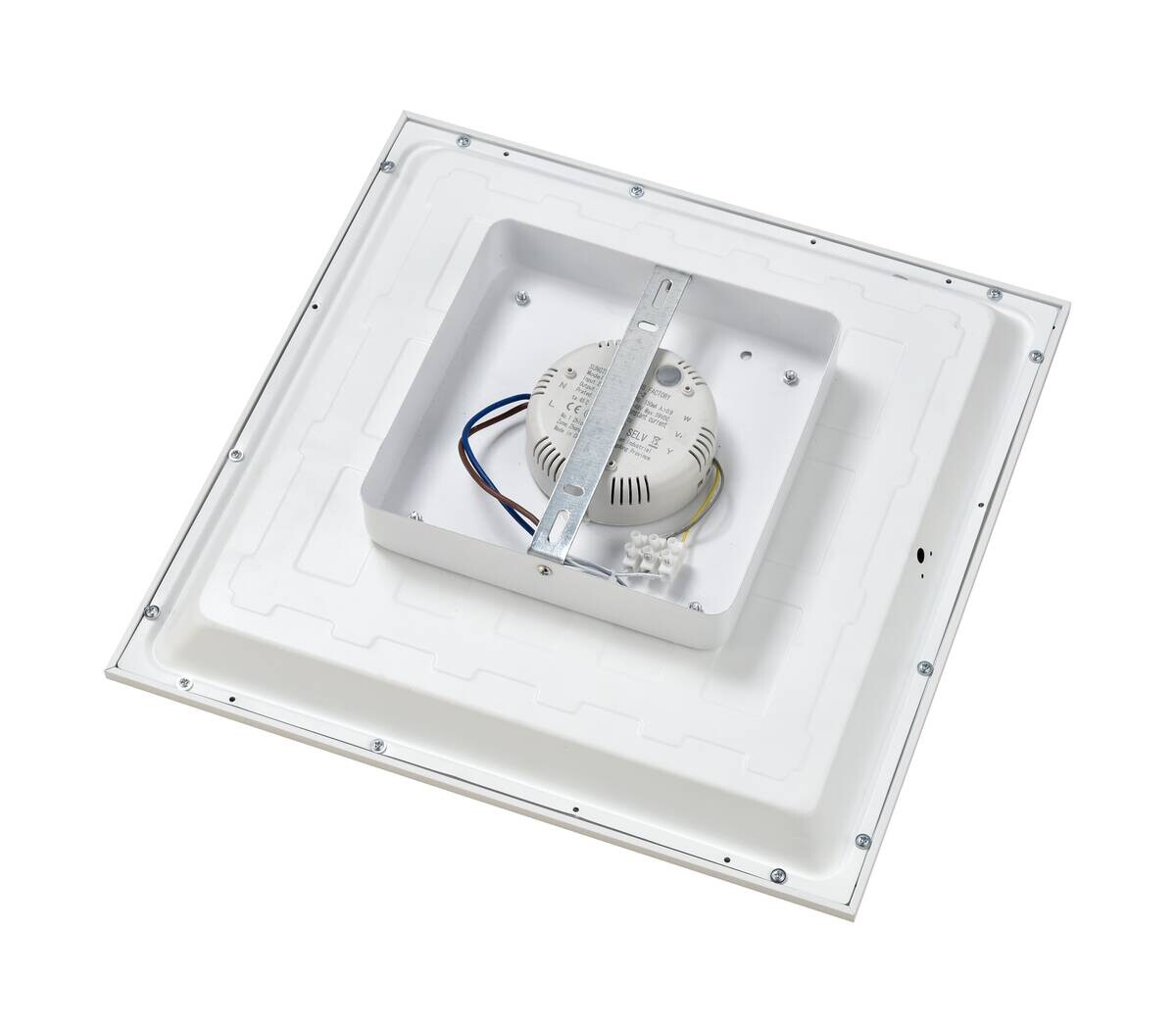 Nolo Deckenleuchte Starry weiß Metall Kunststoff B/H/L: ca. 39,5x6,5x39,5 cm