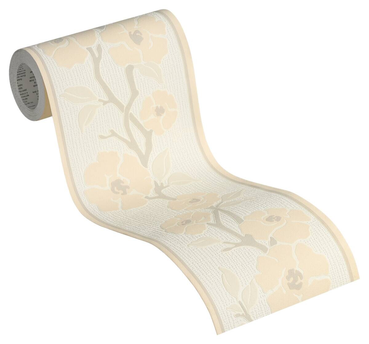 A.S.Creation Bordüre creme grau B/H/D: ca. 17x500x7,5 cm