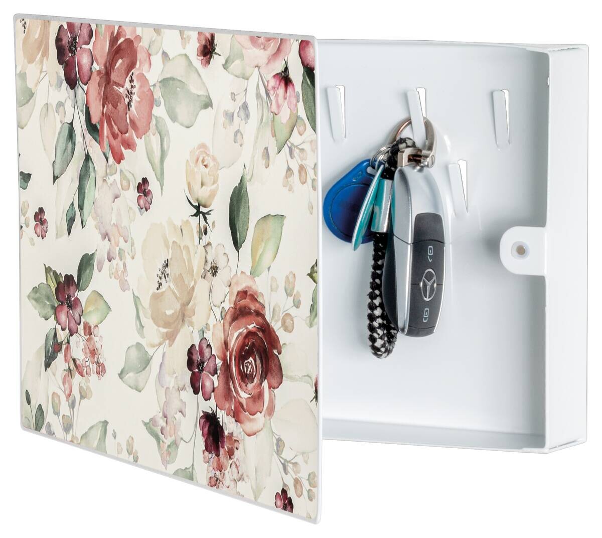 Schlüsselkasten  weiß B/H/T: ca. 28x19x4 cm