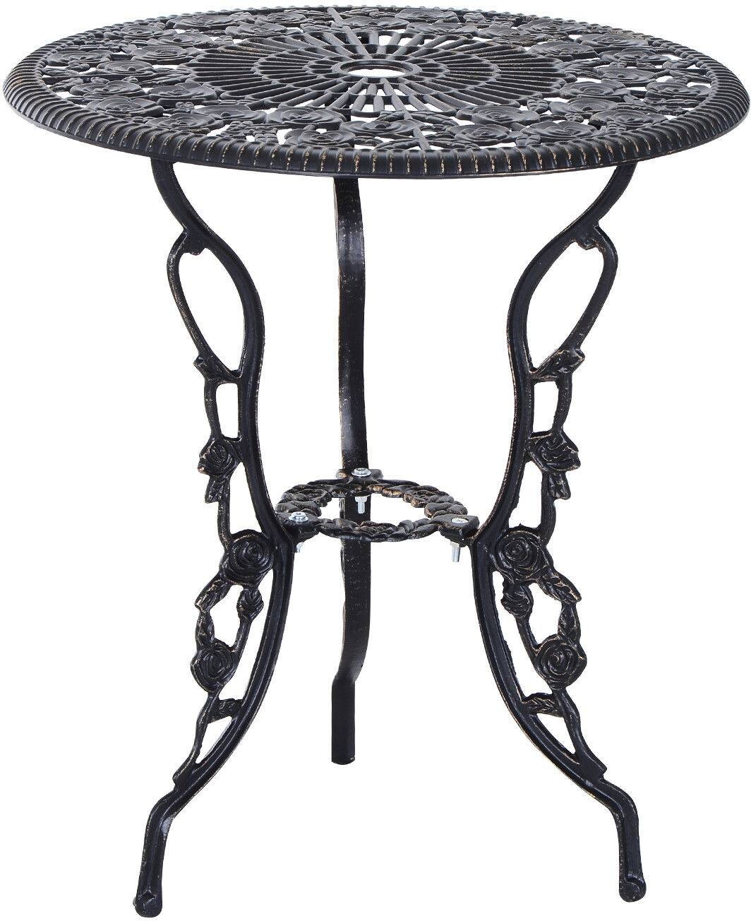 Outsunny Bistro-Set bronze Alu B/H/L: ca. 60x67x60 cm