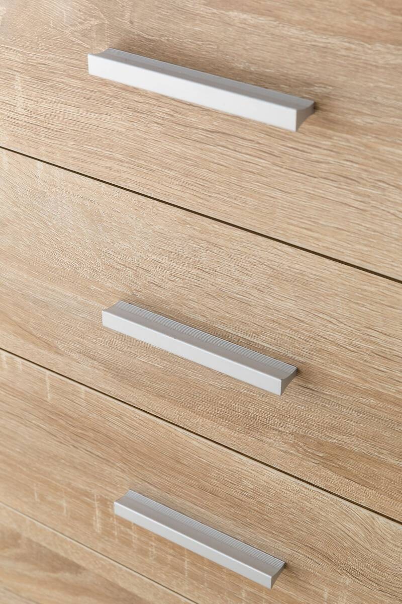 Rollcontainer braun Spanplatte B/H/T: ca. 40x70,5x33 cm