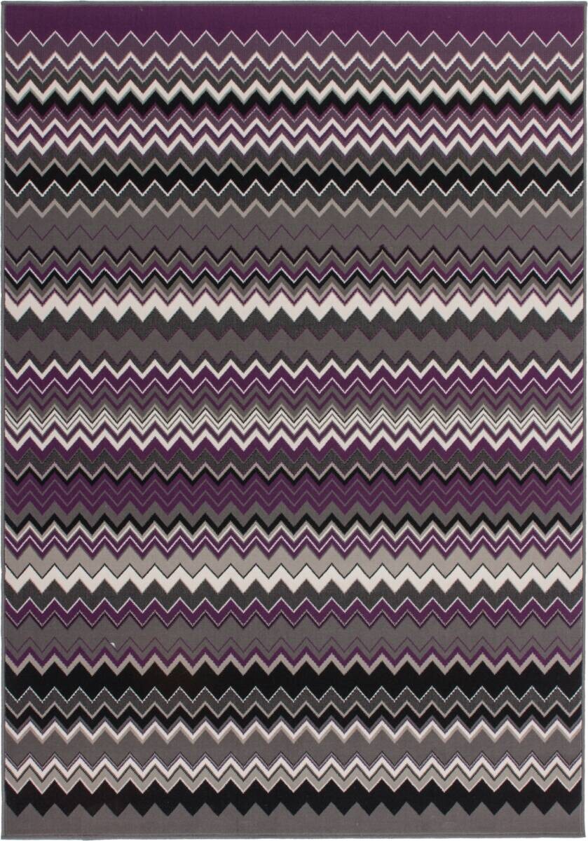 Kayoom Kurzflorteppich Now! 725 violett B/L: ca. 160x230 cm Kayoom Kurzflorteppich Now! 725 violett B/L: ca. 160x230 cm