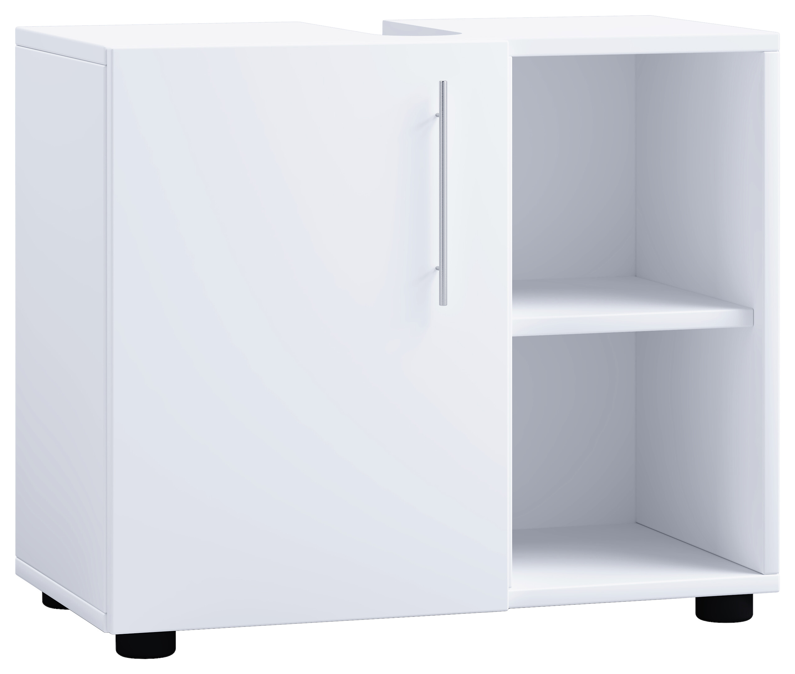 Unterschrank Flandu weiß B/H/T: ca. 60,2x50,7x29,6 cm Unterschrank Flandu weiß B/H/T: ca. 60,2x50,7x29,6 cm