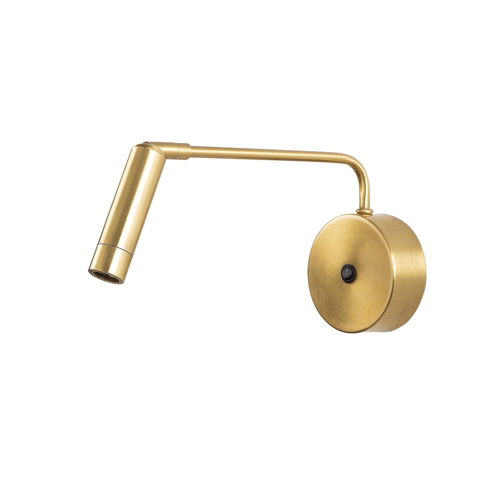 Opviq Wandleuchte 892OPV1282 schwarz gelb Aluminium B/H/L: ca. 27x15x10 cm 1 Brennstellen