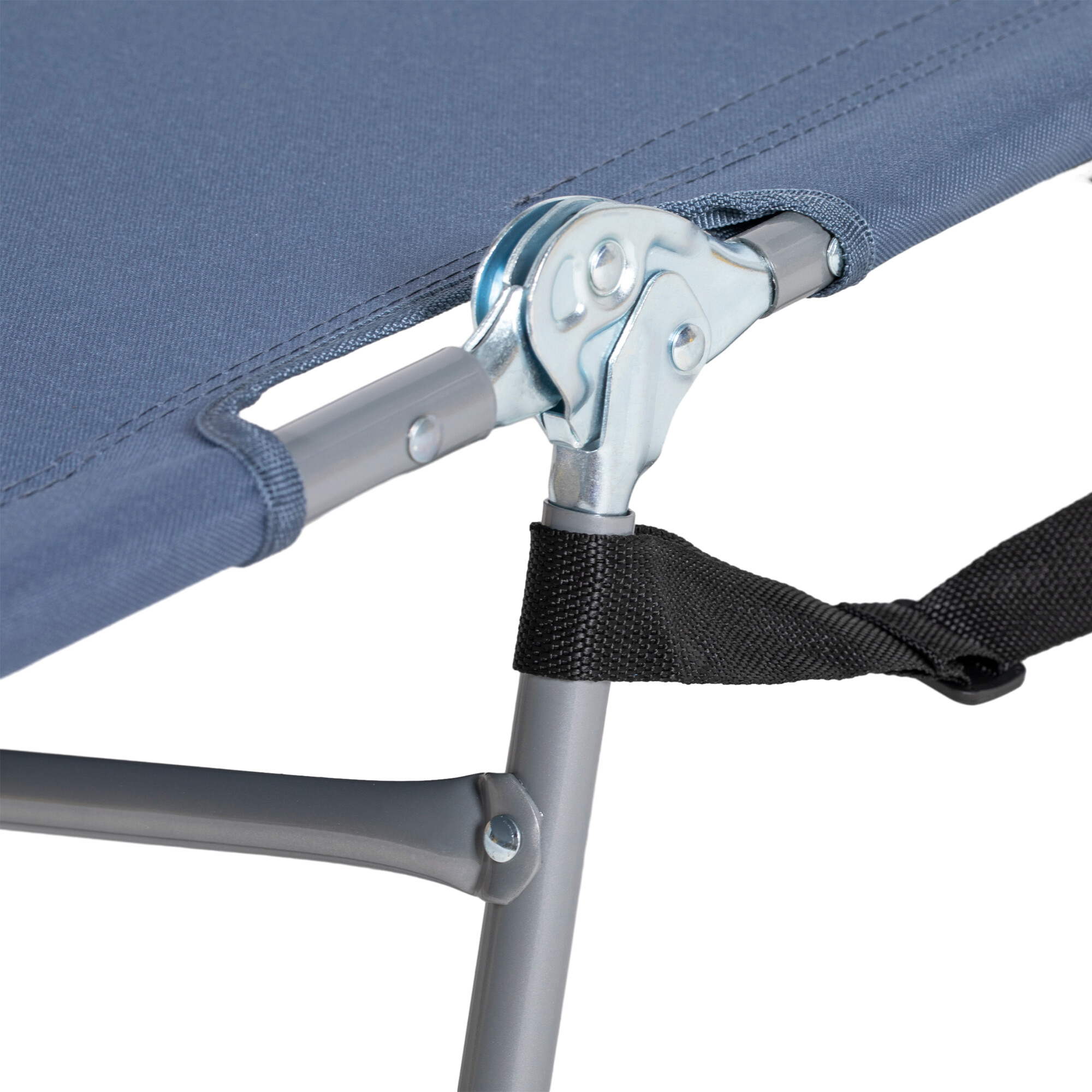 Outsunny Sonnenliege grau Polyester B/H/L: ca. 55x29x185 cm