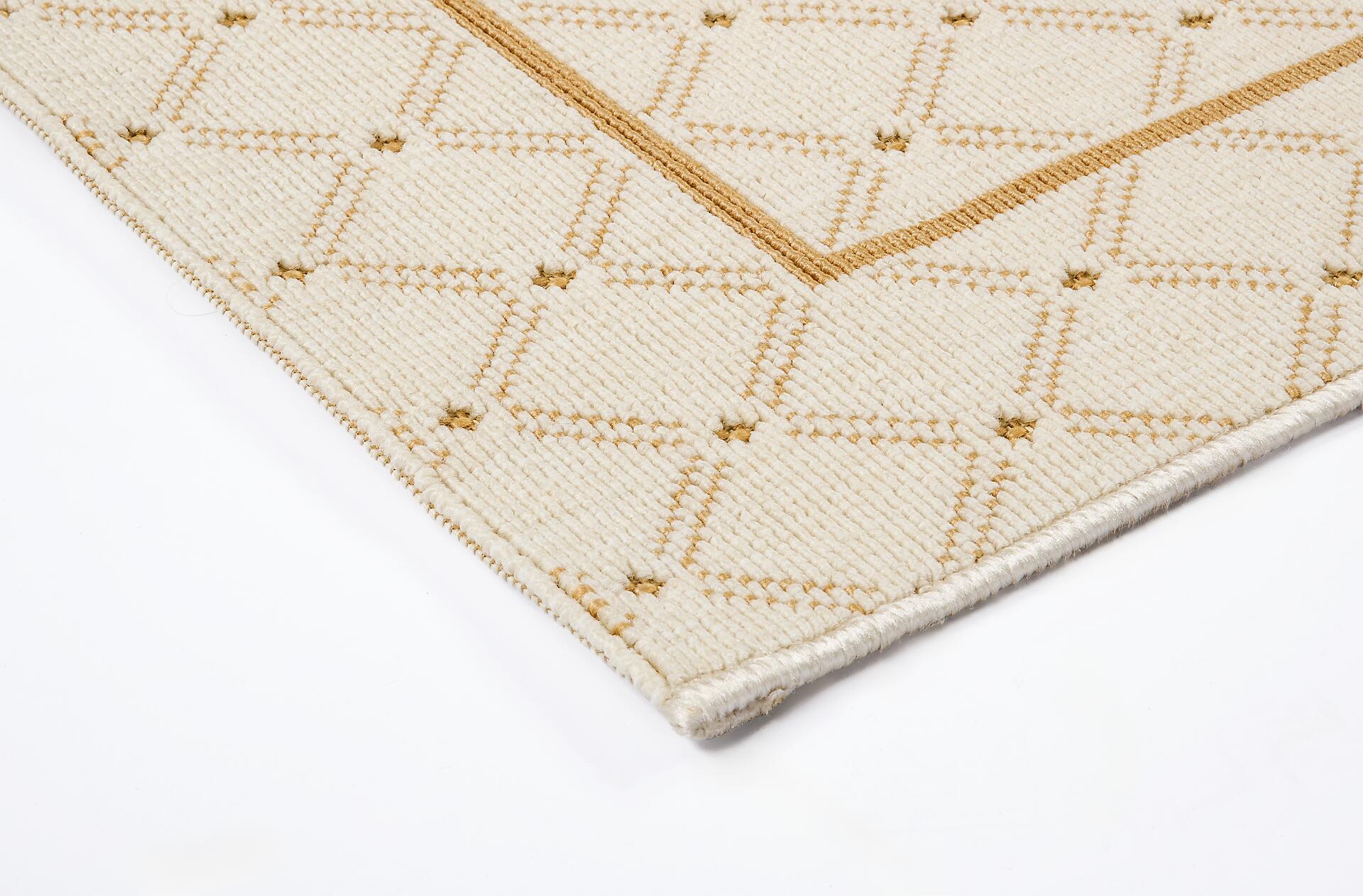 Webteppich Luxus beige B/L: ca. 160x230 cm