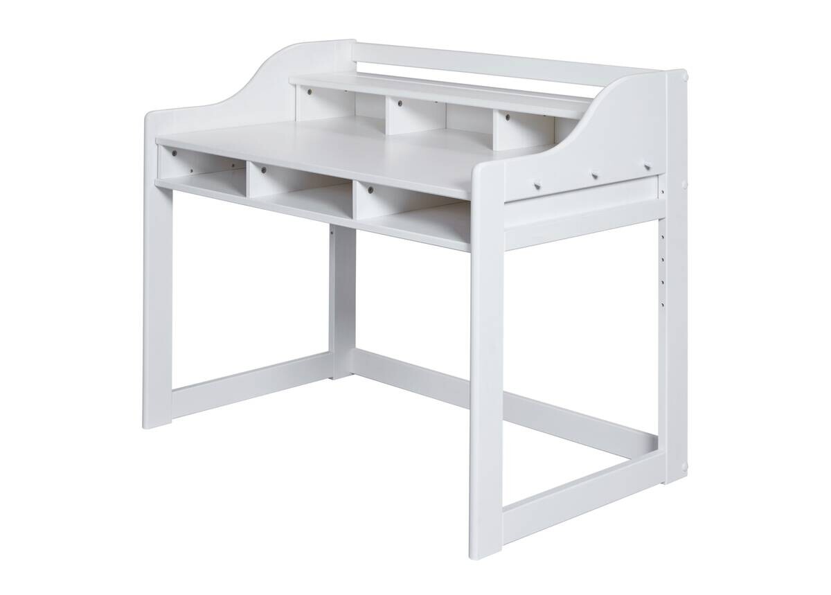 Kinderschreibtisch Kids Learning weiß lackiert B/H/L: ca. 68x91x112 cm