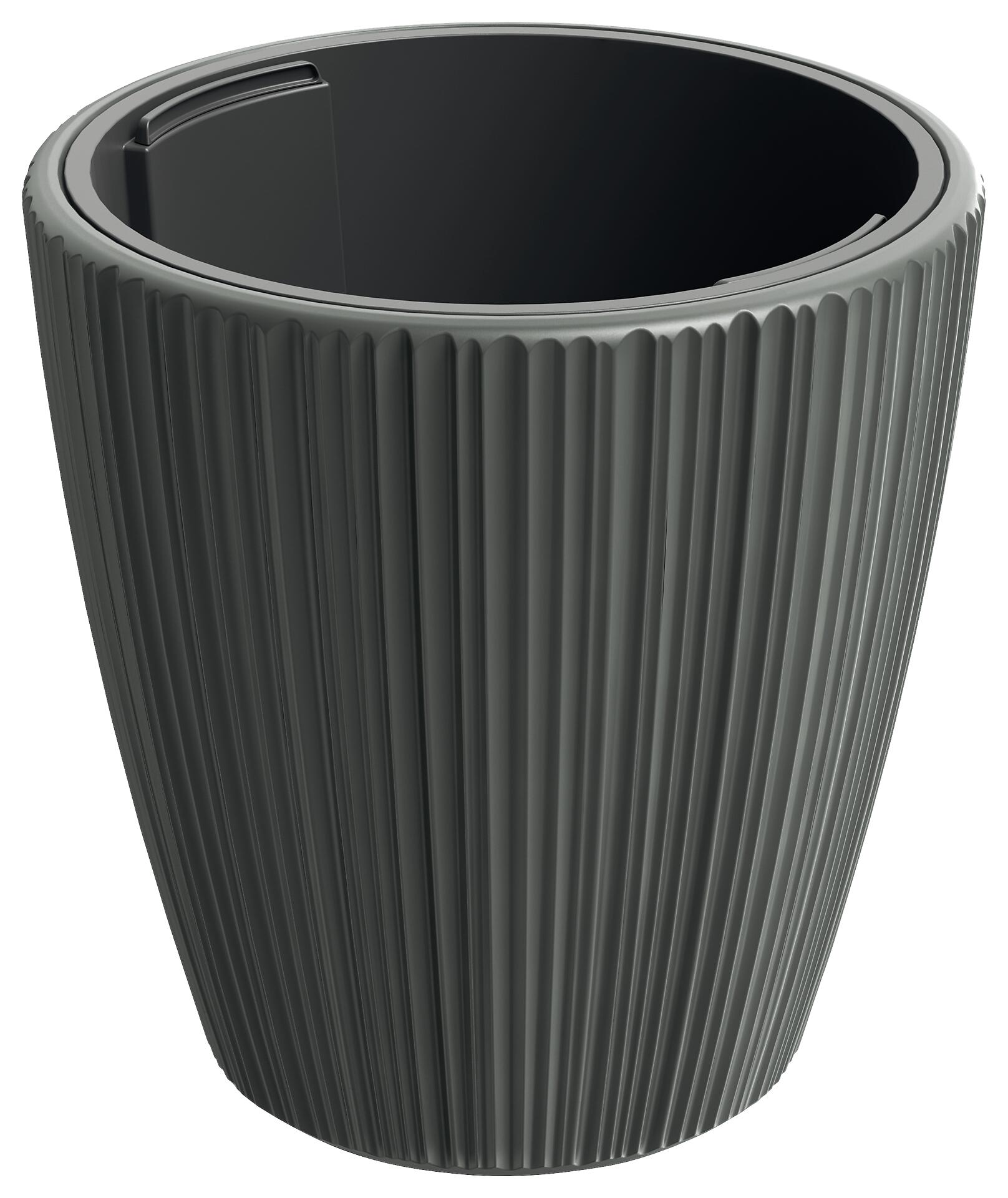 Prosperplast Pflanztopf Oro anthrazit Kunststoff H/D: ca. 50x47 cm