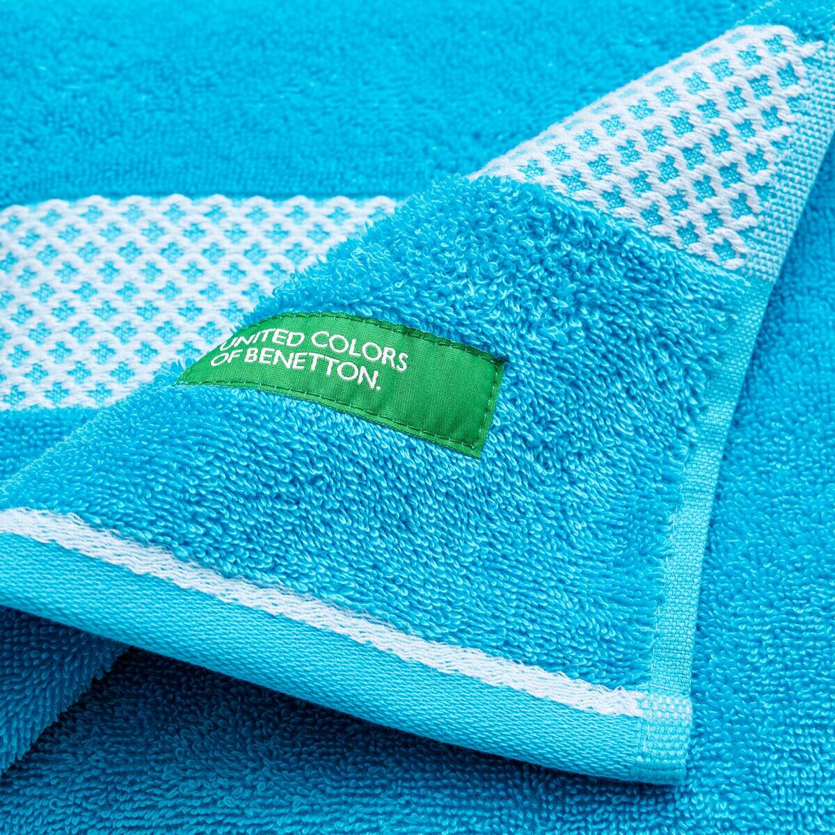 BENETTON Handtuch SUMMER hellblau Baumwolle B/L: ca. 50x90 cm