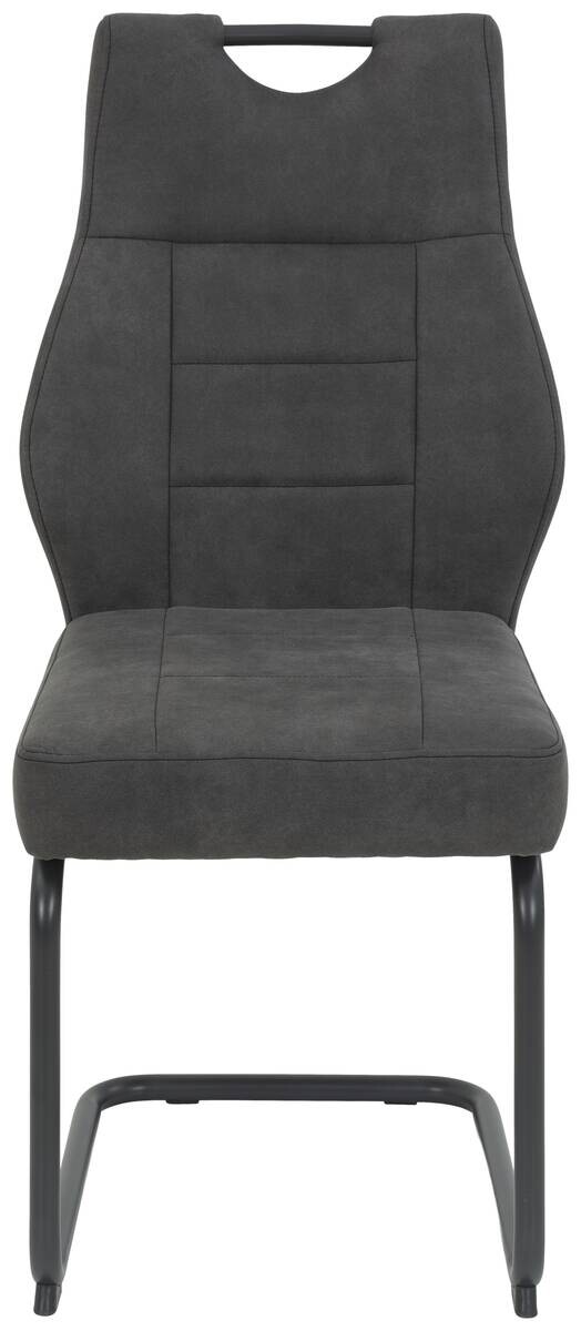 Essgruppe Inn Eiche schwarz anthrazit Holzwerkstoff B/H/T: ca. 140x76x90 cm