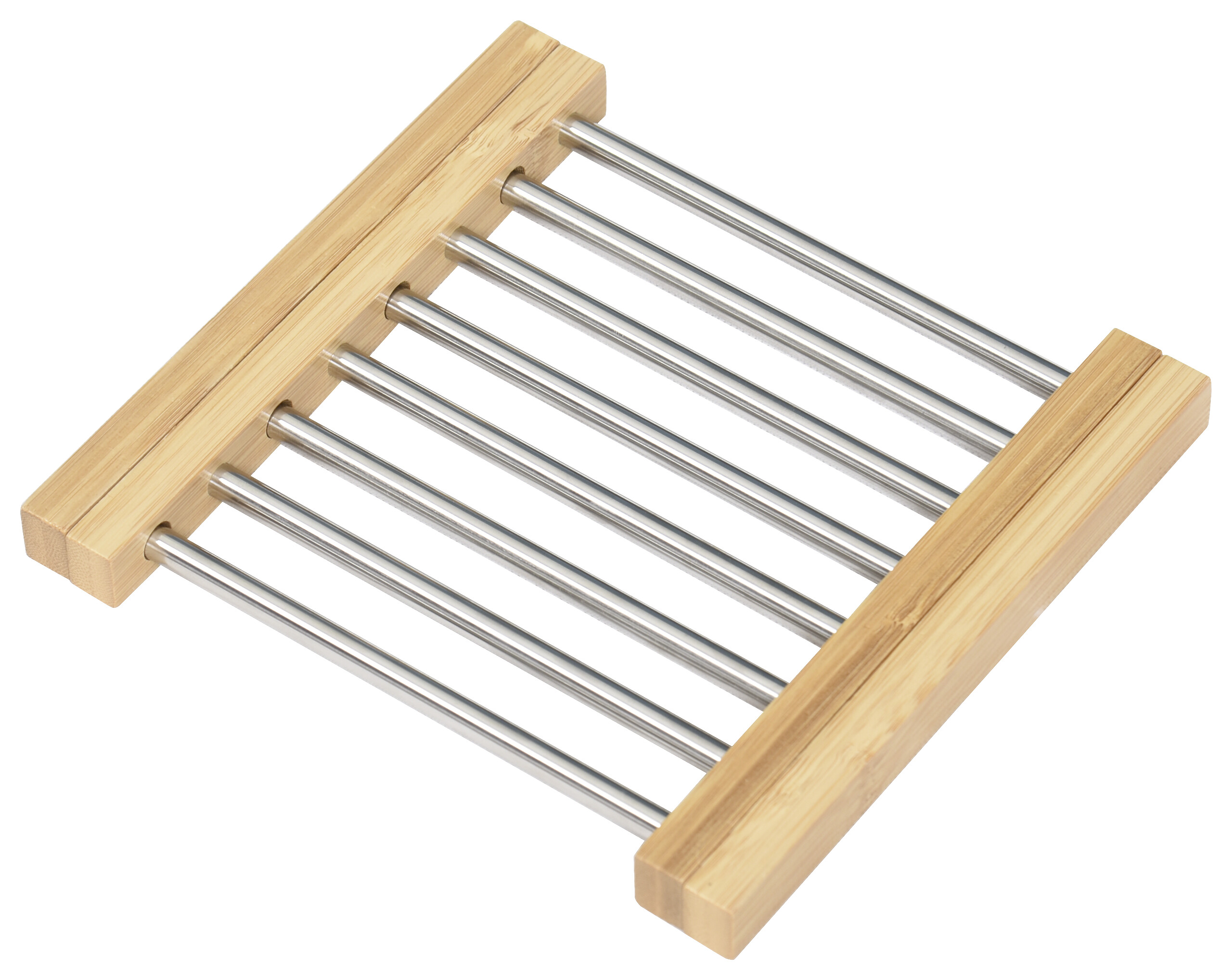 POCOline Haushaltshelfer natur Bambus B/H/L: ca. 21x2x22 cm