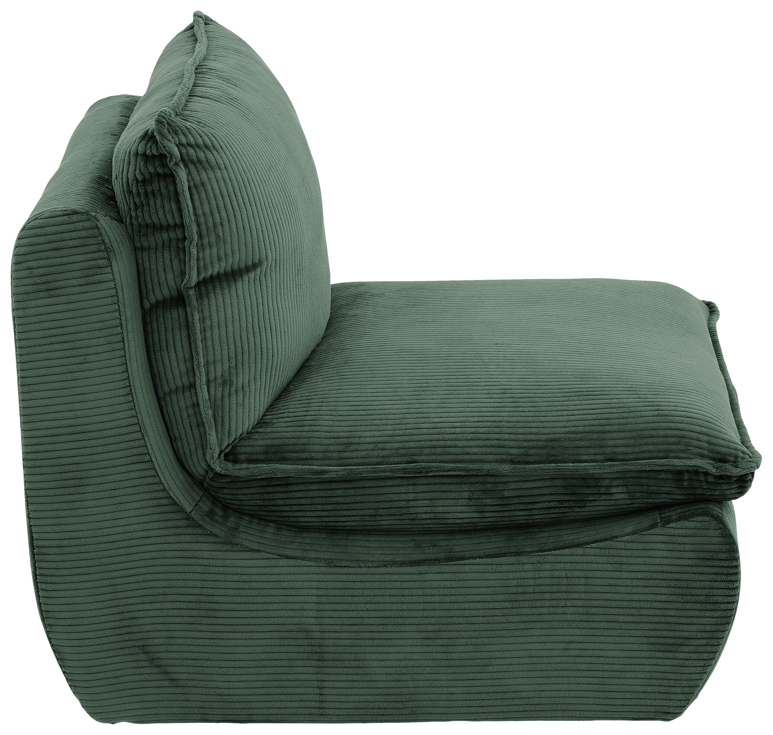 Sessel Rhodos grün Microfaser B/H/T: ca. 74x77x87 cm