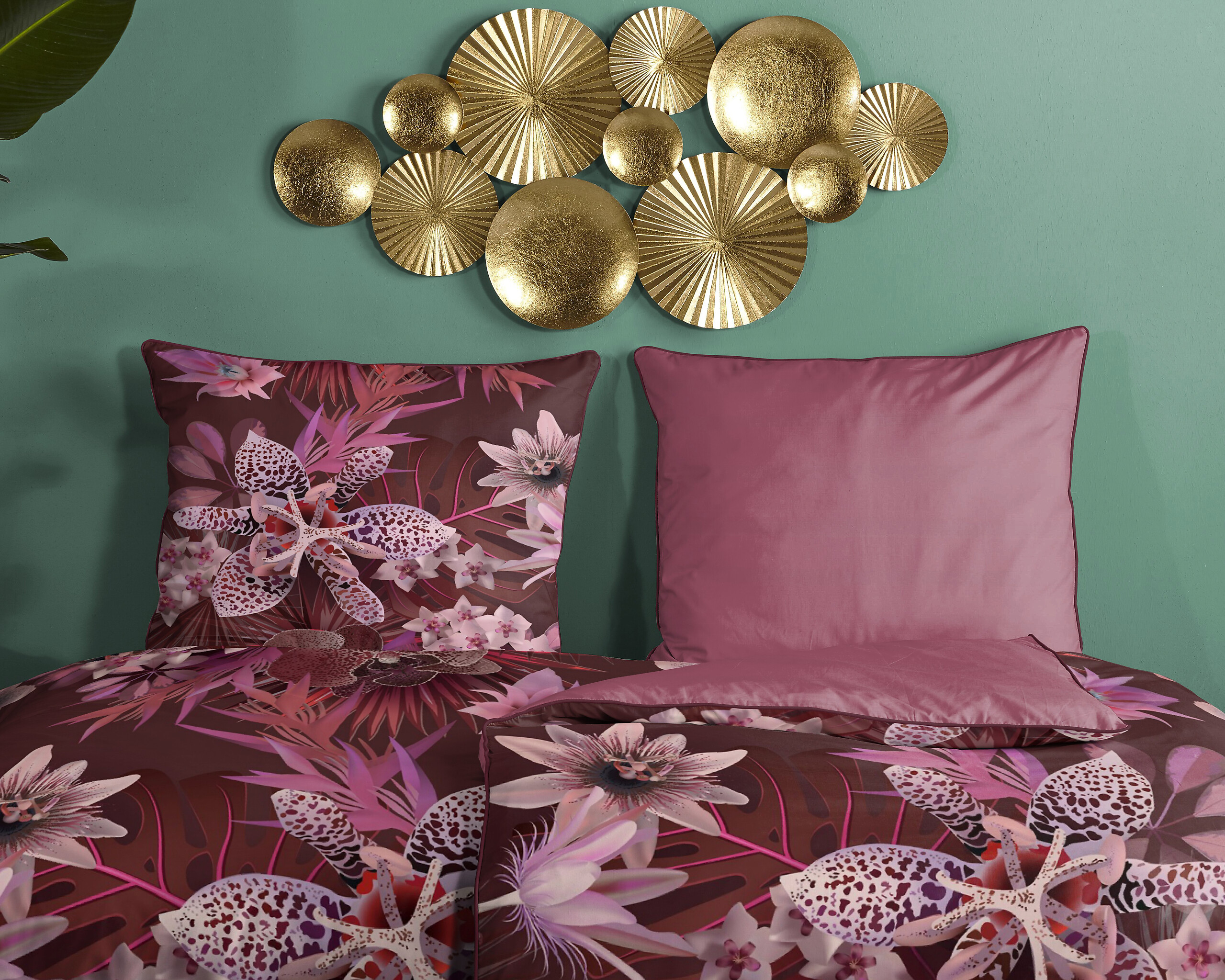 Baumwoll Bettwäsche Farze Satin