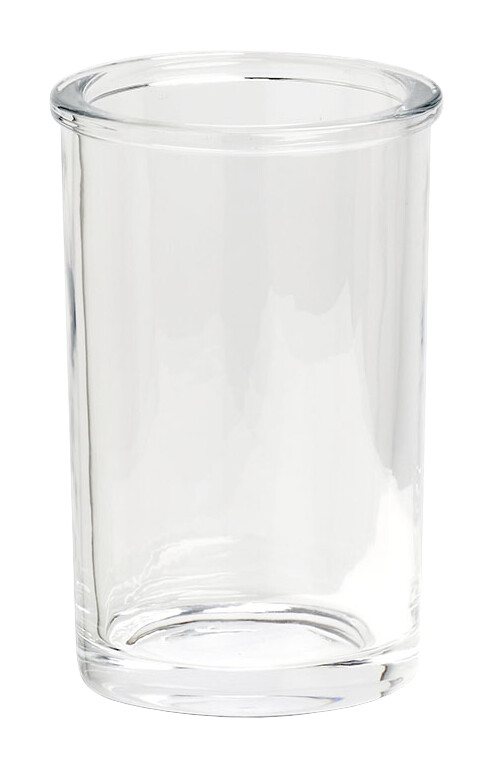 Zeller Zahnputzbecher Clear Glas B/H/L: ca. 7x11x7 cm