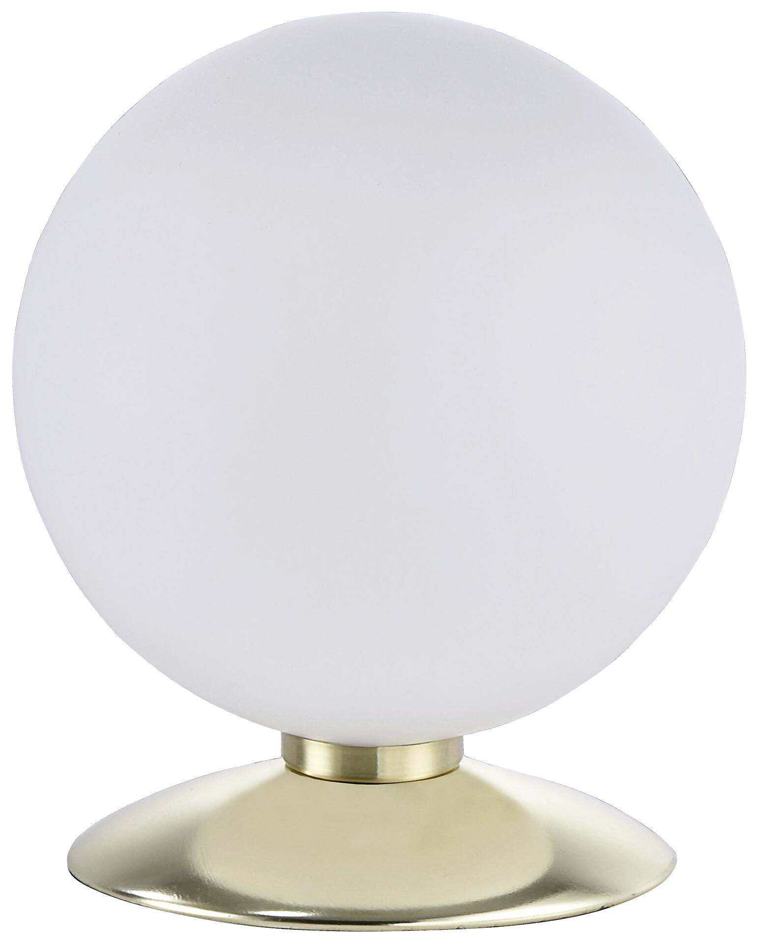 Paul Neuhaus Tischleuchte Bubba weiß Metall Glas H/D: ca. 17x15 cm G9 1 Brennstellen