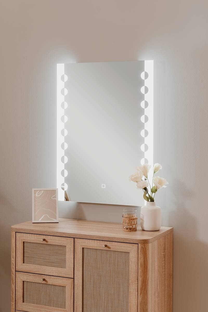 Lichtspiegel Boston B/H/T: ca. 60x80x3 cm