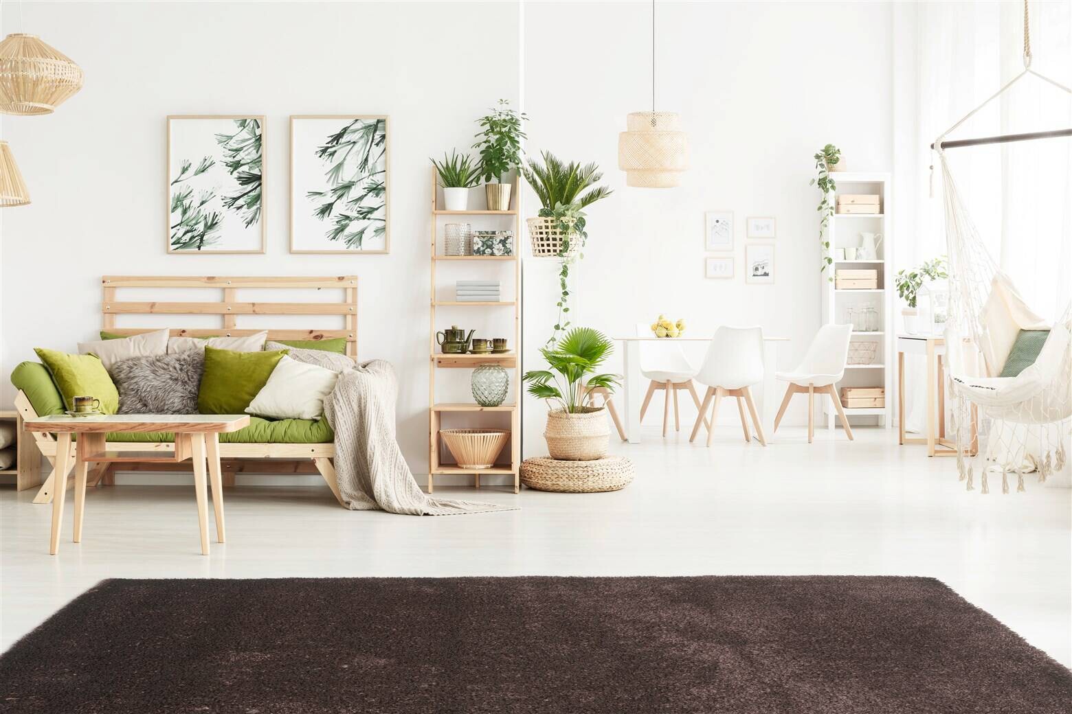 Arte Espina Hochflorteppich Soul 8120 Braun braun B/L: ca. 120x180 cm