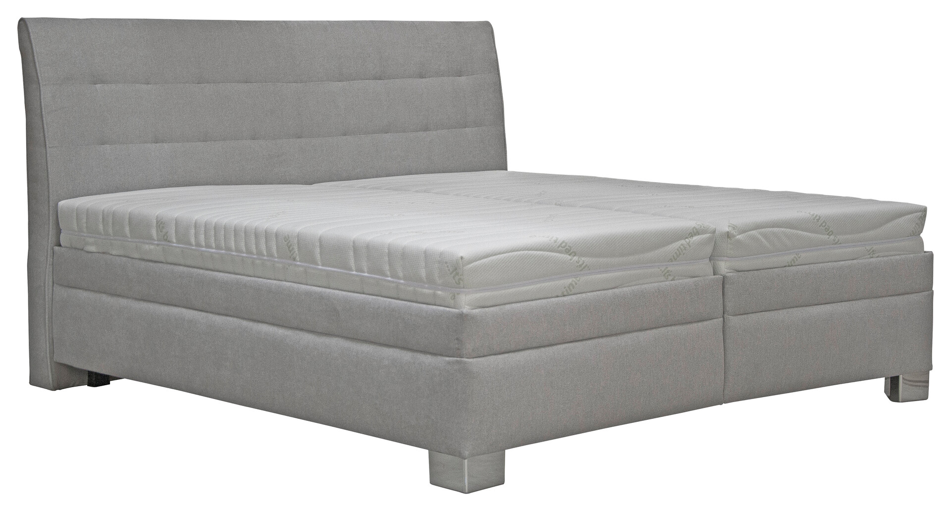 Polsterbett Naty silber Liegefläche B/L: ca. 200x200 cm