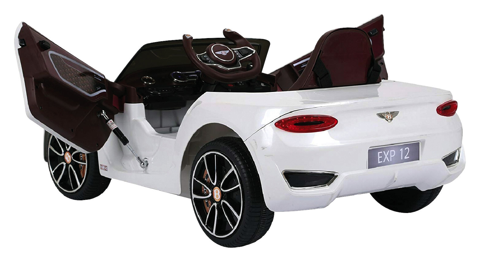 HOMCOM Kinderauto Bentley Continental weiß B/H/L: ca. 60x43x108 cm