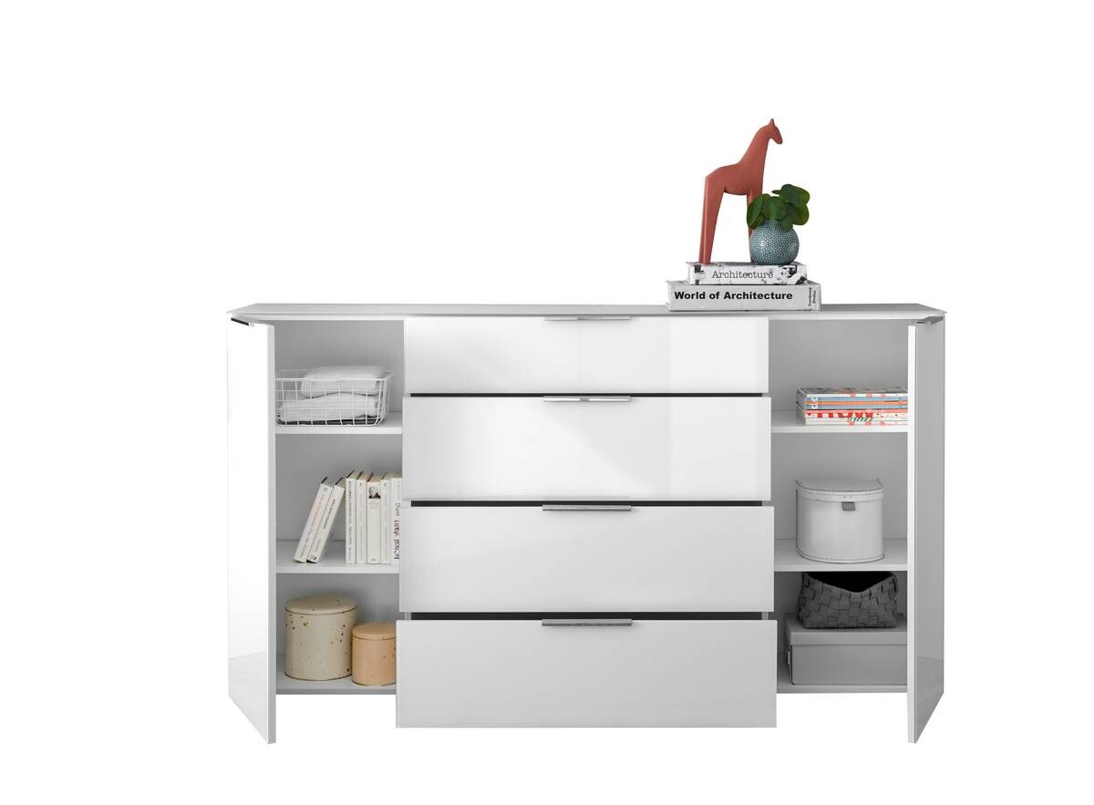 Kommode Santorin weiß B/H/T: ca. 180x99x40 cm