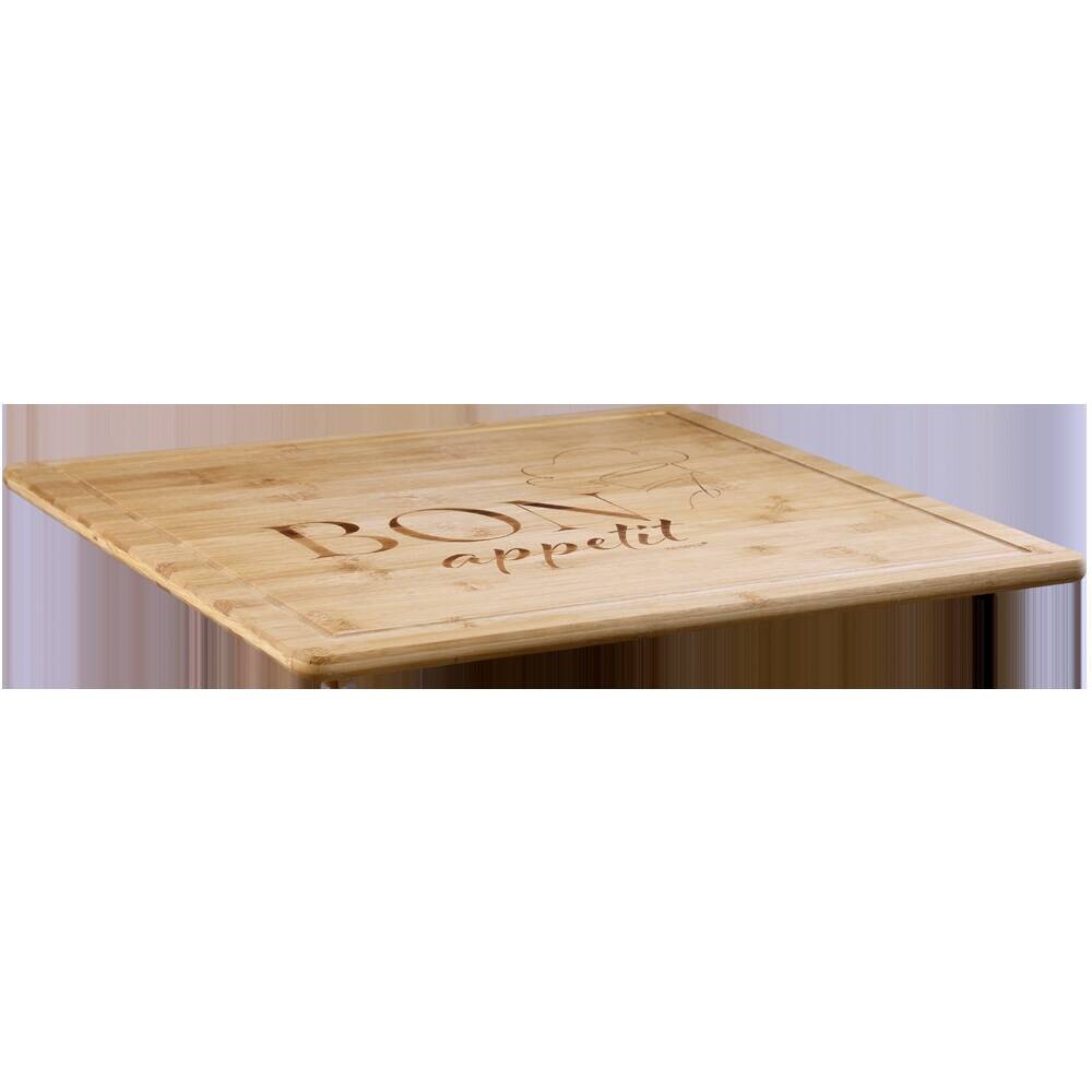 Kesper Herdabdeckplatte natur Bambus B/H/L: ca. 54x3x64 cm