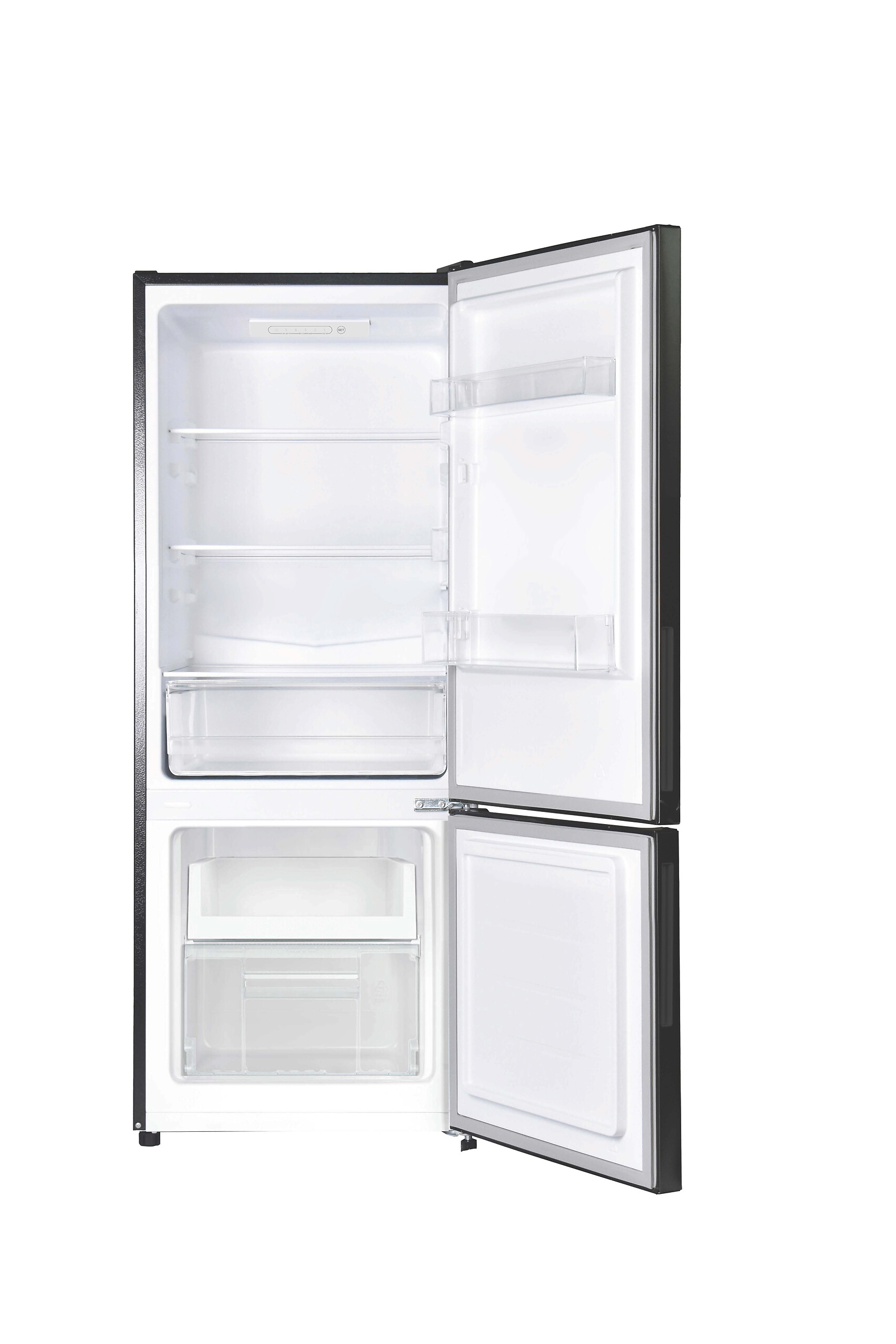 POCOline Kühl-/Gefrierkombination KGK144-205S schwarz B/H/T: ca. 54x144x55 cm