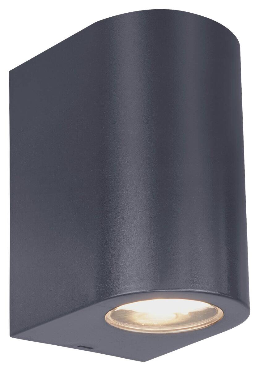 Außenwandleuchte schwarz B/H/T: ca. 6,8x10x8,8 cm