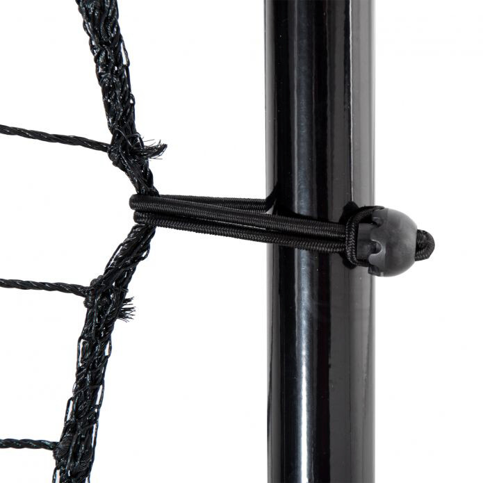 HOMCOM Rebounder mit Bodennagel schwarz B/H/L: ca. 118x120x128 cm