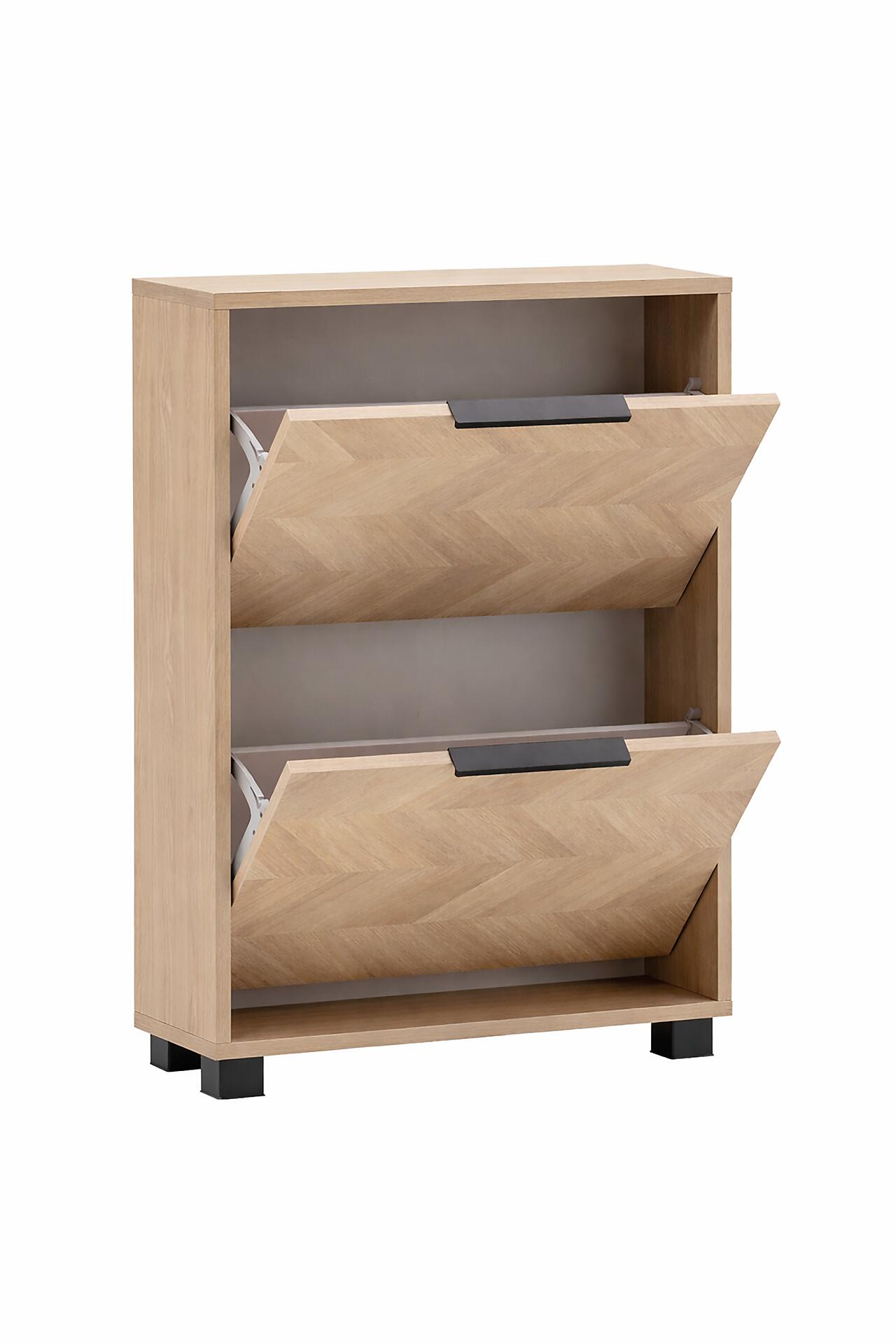 Schuhkipper Piazza, 2er Eiche Nachbildung B/H/T: ca. 59,8x85,7x19,55 cm Schuhkipper Piazza, 2er Eiche Nachbildung B/H/T: ca. 59,8x85,7x19,55 cm