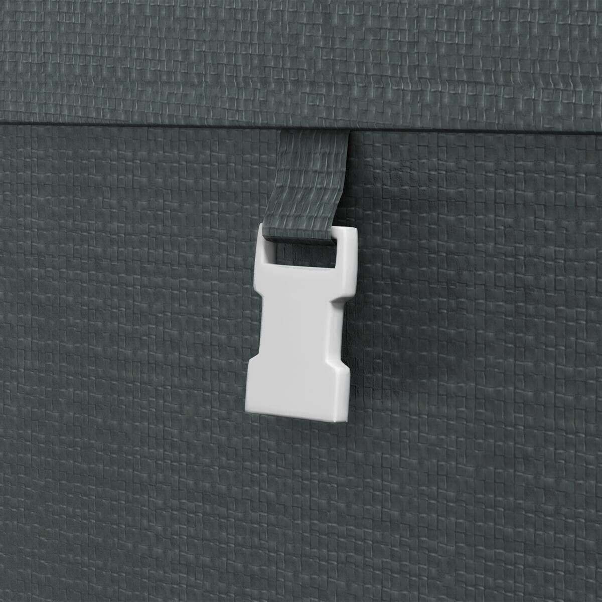 Outsunny Garagenzelt dunkelgrau Polyester B/H/L: ca. 179x165x120 cm