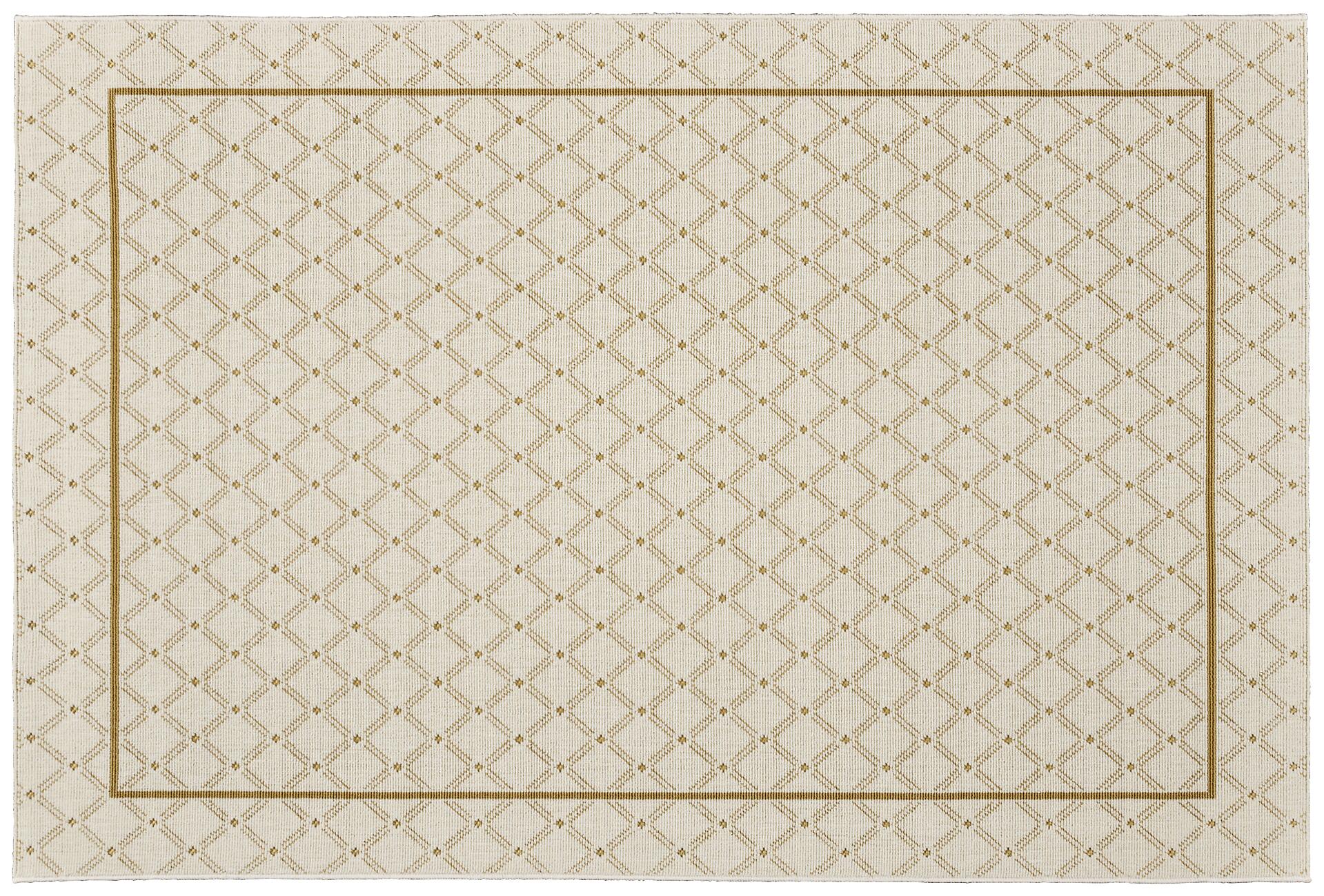 Webteppich Luxus beige B/L: ca. 160x230 cm