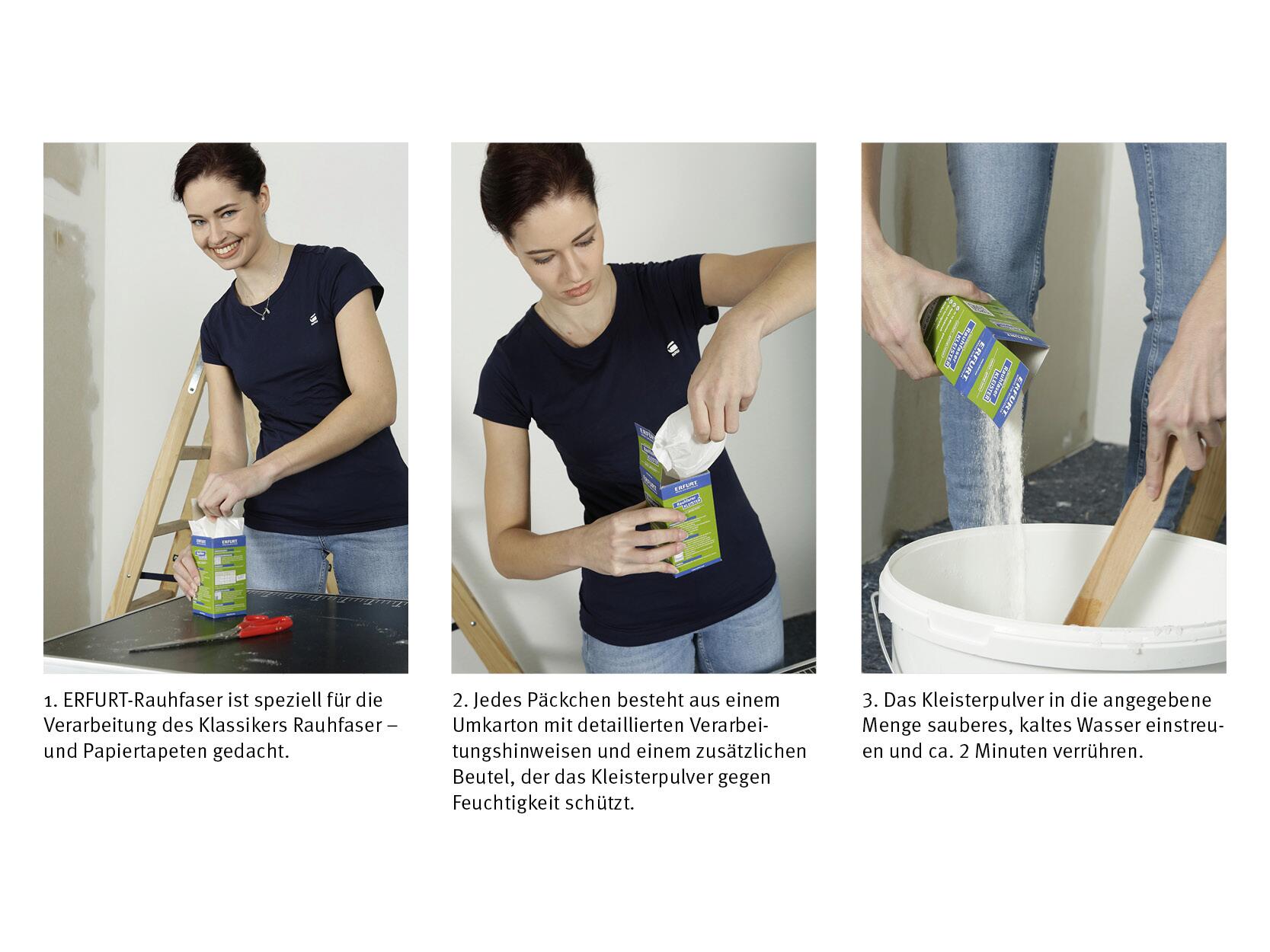 Erfurt Tapetenkleister Rauhfaser ca. 0,2 kg