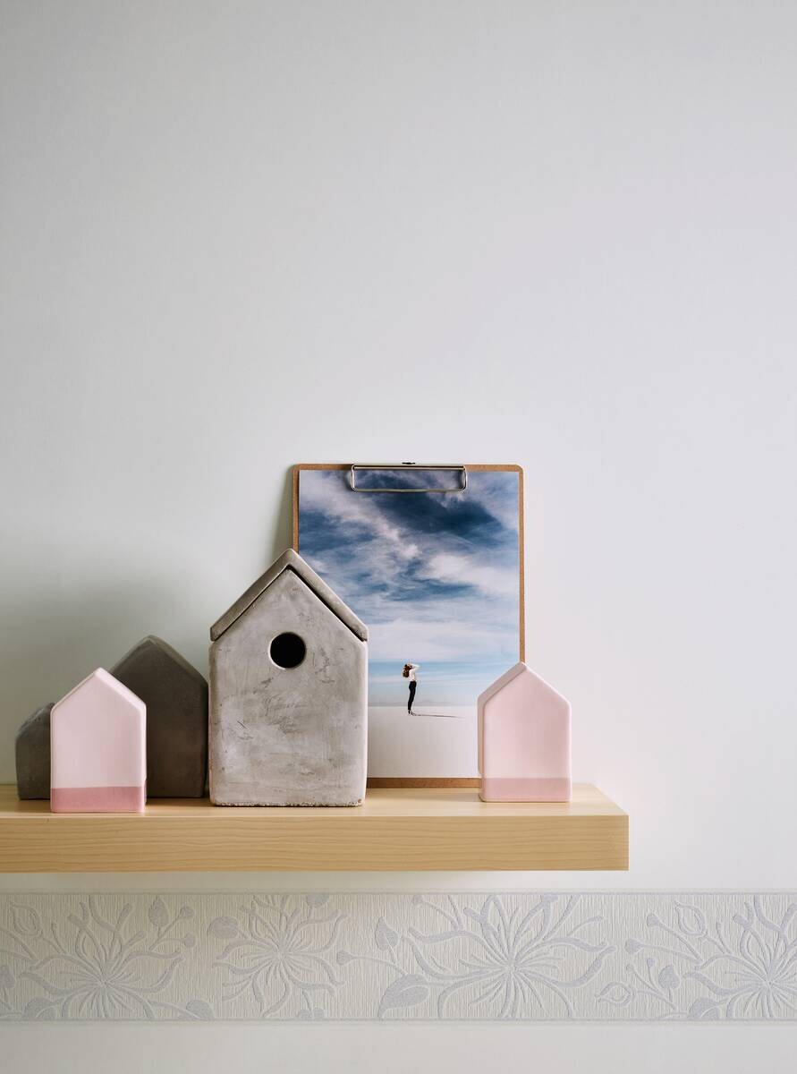 A.S.Creation Bordüre weiß B/H/D: ca. 13x500x8,5 cm