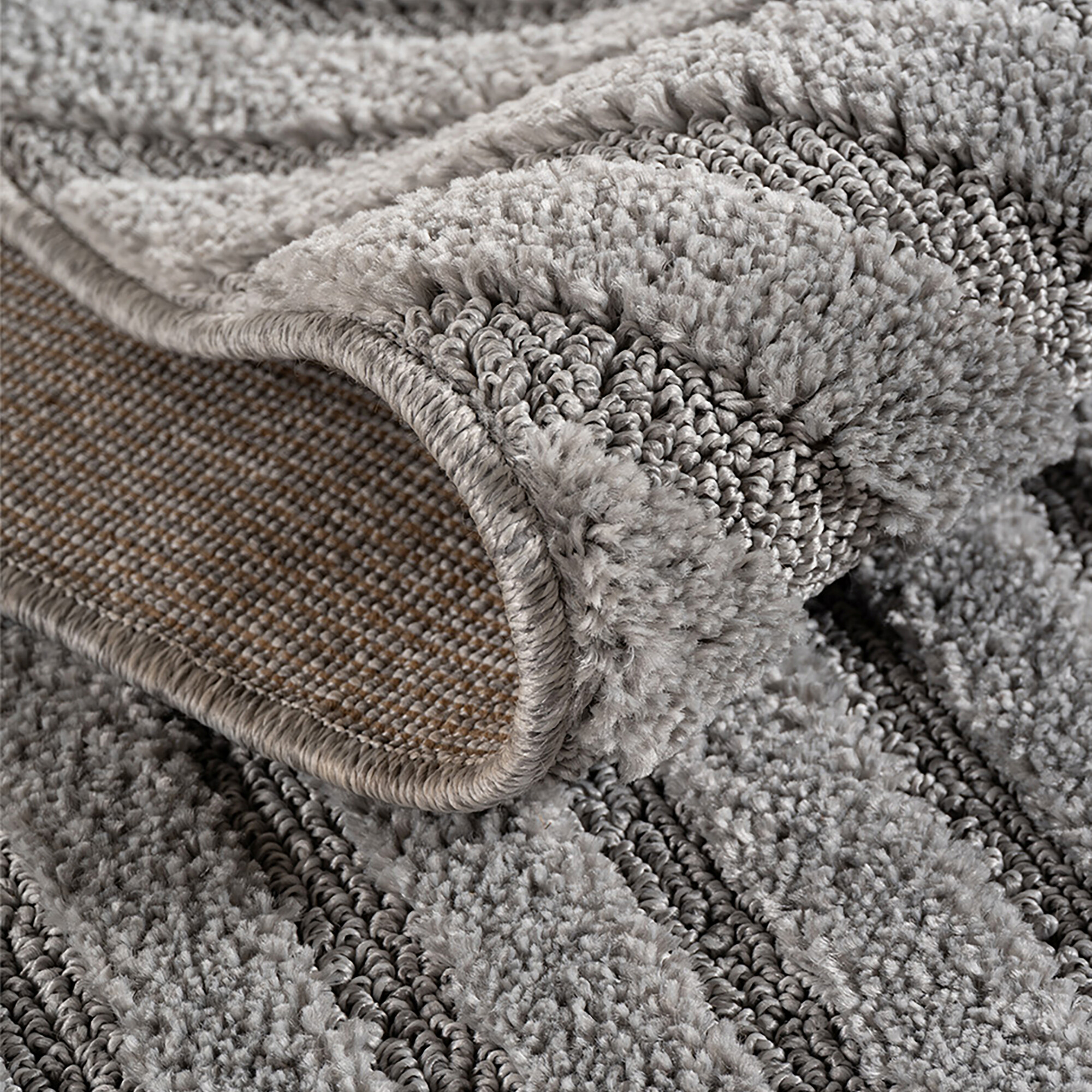 Ayyildiz Kurzflorteppich ART silber B/H/L: ca. 120x0,8x170 cm