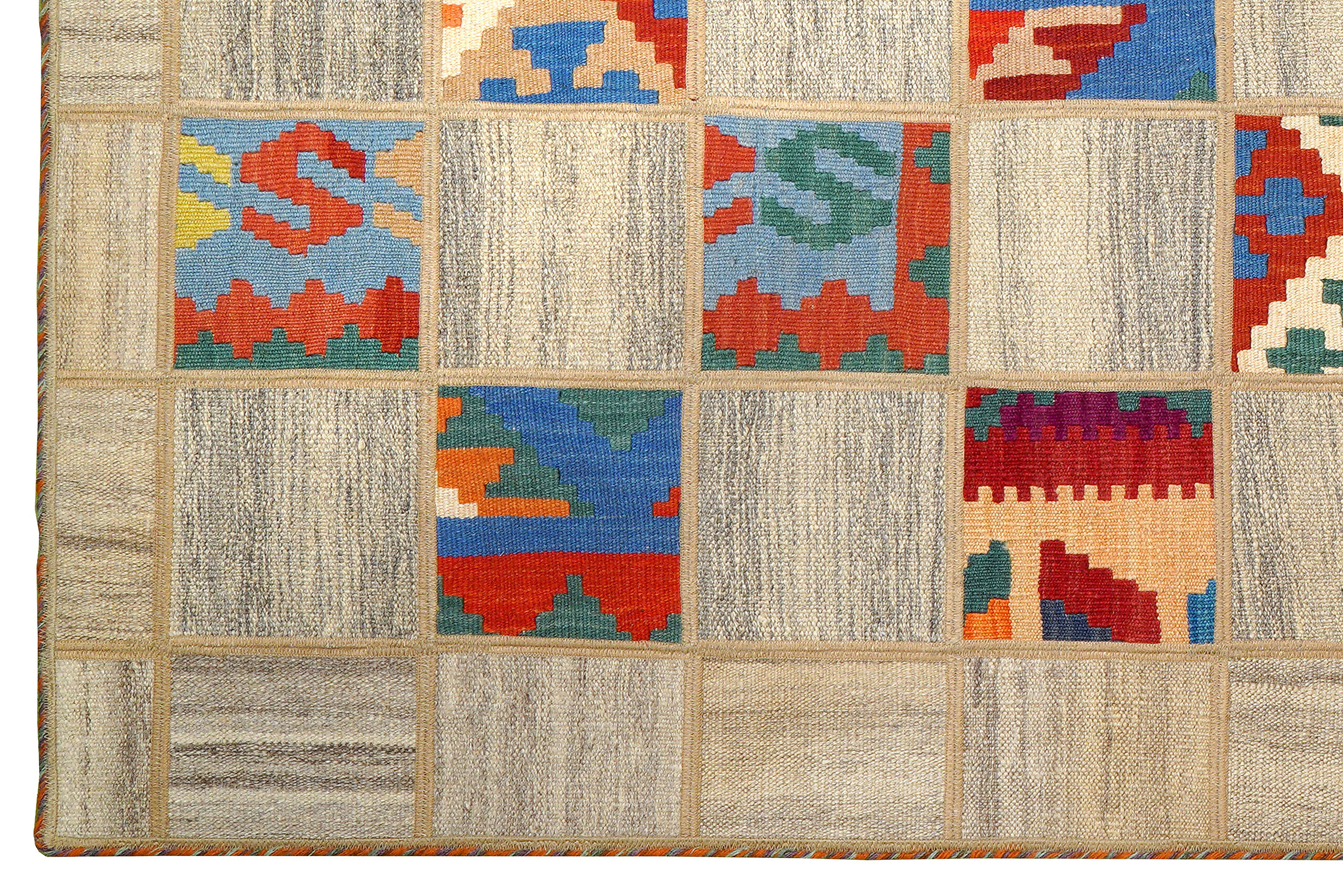 PersaTepp Teppich Kelim Tekkehdouz bunt B/H/L: ca. 150x1x200 cm