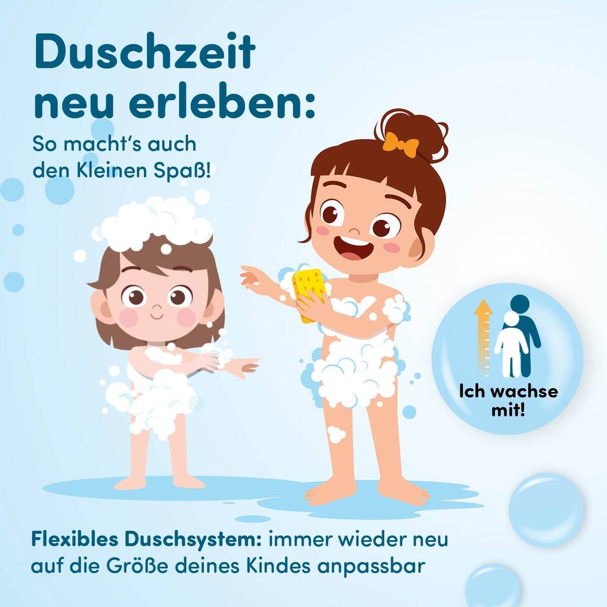 fredis Kinderdusche weiß