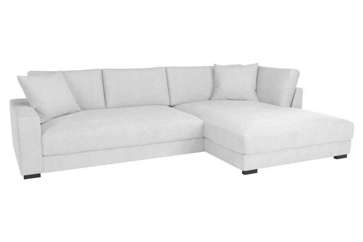 Ecksofa weiß Microfaser B/H/T: ca. 300x83x190 cm Ecksofa weiß Microfaser B/H/T: ca. 300x83x190 cm