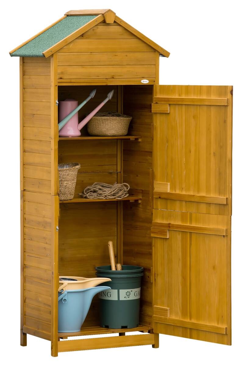 Outsunny Gartenhaus natur B/H/L: ca. 49x191,5x79 cm